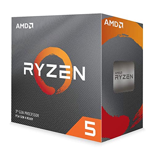 AMD Ryzen 5 3600 Prozessor (6 Kerne/12Threads, 65W TDP, AM4 Sockel, 35 MB Cache, Bis zu 4.1 GHz Max Boost Frequenz, Wraith stealth Kühler)