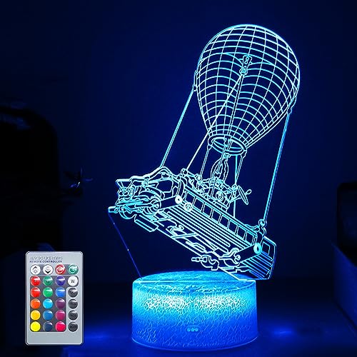 Hoofun Batttlebus 3D Optical Illusion Lampe Einzigartige Nachtlicht Kunstwerk Licht 16 Farben Ändern Led Schlaflicht für Wohnkultur Spiel Liebhaber Kinder