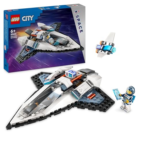 LEGO City Raumschiff, Weltraum-Spielzeug mit Space Shuttle für Kinder zum Bauen, Jungen und Mädchen ab 6 Jahren, Set mit Astronaut-Figur 60430