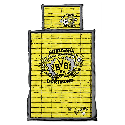 BVB Bettwäsche Graffiti 100x135 + 1x 40x60