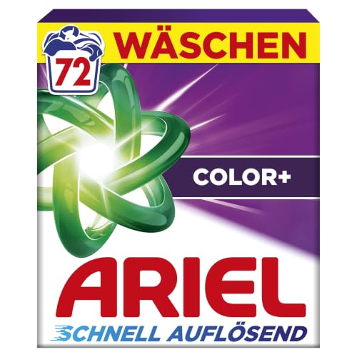 Ariel Pulverwaschmittel Color+, 72 Wäschen