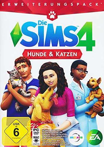 Die Sims 4 Hunde & Katzen (EP4)| Erweiterungspack | PC/Mac | VideoGame | Code in der Box | Deutsch