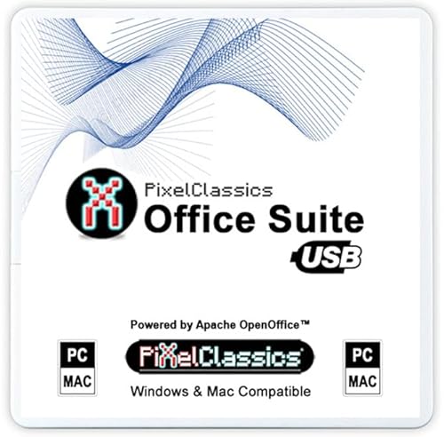 Office Suite 2026 USB | MS Office Alternative Kompatibel mit Office 2024, 2021 Word und Excel Dateien | Dauerlizenz + Kostenlose Updates | Basierend auf Apache OpenOffice | Windows 11, 10 und Mac
