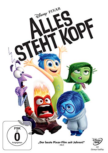 Alles steht Kopf,1 DVD: Ausgezeichnet mit Golden Globe und Oscar 2016 für den Besten Animationsfilm. Empfohlen von der Filmbewertungsstelle Wiesbaden (FBW): Prädikat besonders wertvoll.USA