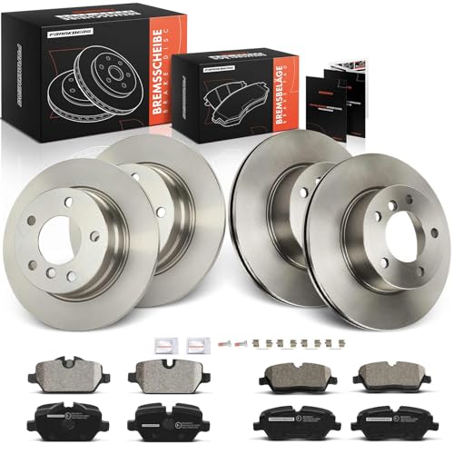 Frankberg Bremsensatz inkl. 4x Bremsscheiben + 8x Bremsbeläge Vorne Hinten