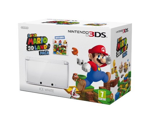 NINTENDO 3DS ICE WHITE & SUPER MARIO 3D LAND