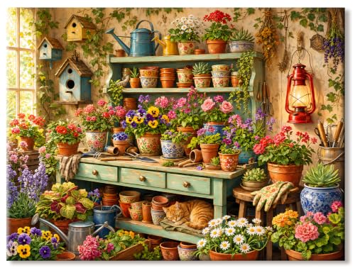 Puzzle 1000 Teile Erwachsen Blütenhaus 70x50cm Klassische Puzzle | Geruchsfrei, staubfrei, 1:1-Format. Für Erwachsene, Senioren und Familien – zum Entspannen und Dekorieren