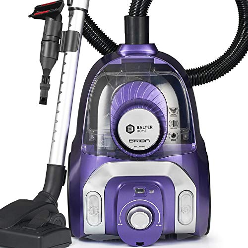 Balter Orion X3 Staubsauger beutellos – leistungsstarker Bodenstaubsauger ohne Beutel mit Kabel, Zyklon-Technologie, 800W, 3.5L Staubbehälter, ideal gegen Tierhaare – beutelloser Staubsauger