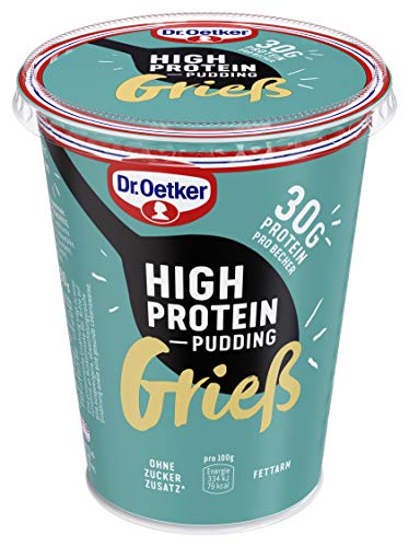Dr. Oetker High Protein Pudding Grieß, 400 g