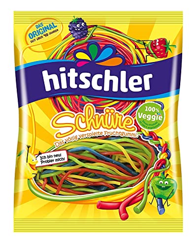 Hitschler Fruchtgummi-Schnüre 4 Farben, 125g