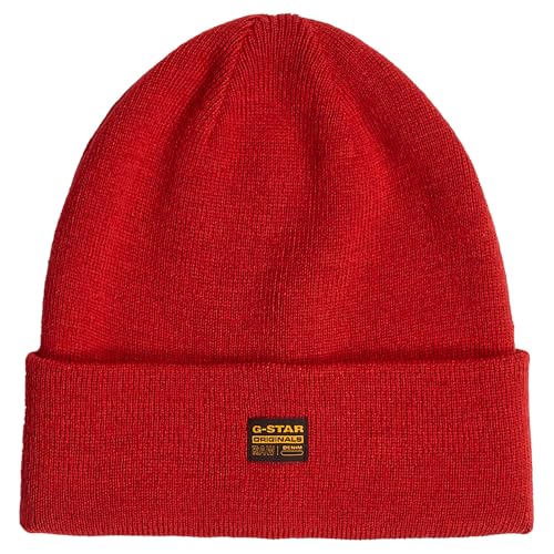 G-STAR Herren Effo Long Beanie Accessories, Rot (Baron D16624-C754-1828), PC