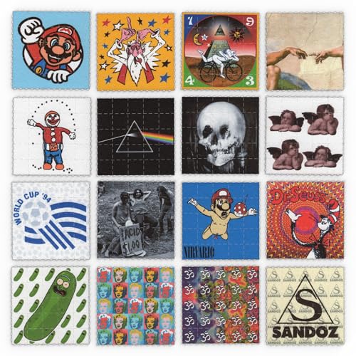 Generisch 16x Blotter Art LSD ultimate Löschpapier Collection Set 3