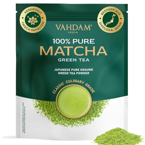 VAHDAM, Matcha Pulver 100 g, Authentischer japanischer Matcha Gruntee