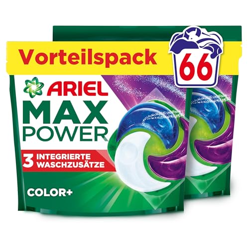 Ariel Max Power Pods Color+ Waschmittel, 66 Wäschen