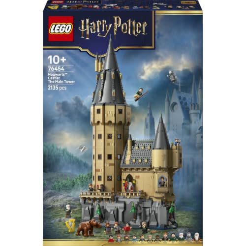 LEGO Harry Potter Schloss Hogwarts: Der Hauptturm 76454 | Spielzeug ab 10 Jahren für Jungen, mit fliegendem Schlüssel, Zauberschachzimmer, 12 Minifiguren, Geschenk, 2135 Teile