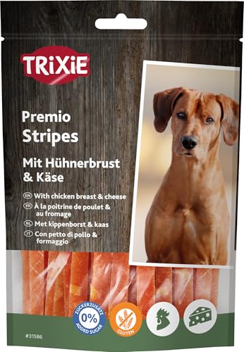 Trixie TX-31586 Premio Chicken Cheese Stripes, 100 g