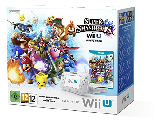 Console Nintendo Wii U 8 Go blanche + Super Smash Bros.