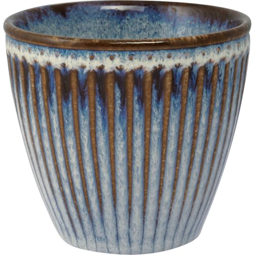 GreenGate Latte Cup Becher Alice Oyster Blue Blau Everyday Geschirr 300 ml