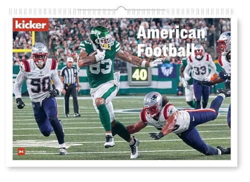 American Football - Kalender 2026 - Delius-Klasing-Verlag - Wandkalender für Fussballfans - 45 cm x 30 cm