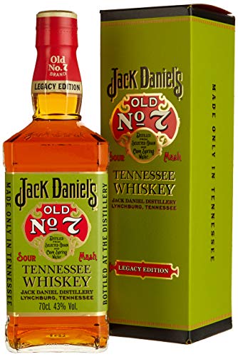 Jack Daniel's Legacy 1905 - limited Edition - Tennessee Whiskey Bourbon (1 x 0.7 l) - Durch Holzkohle gefiltert. Tropfen für Tropfen