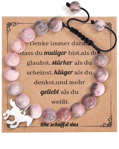 BOCHOI Pferde Armband für Mädchen, 5 6 7 8 9 10 11 12 jahre Geschenk
