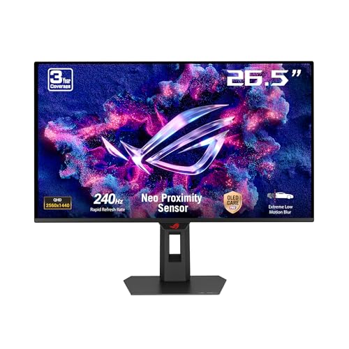 ASUS ROG Strix XG27AQDMES 27 Zoll QHD 240Hz OLED Gaming Monitor QD-OLED