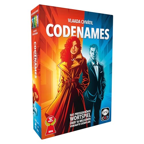 Czech Games Edition Codenames | CGE | Deutsch | ab 10 Jahren | 2-8+ Spieler
