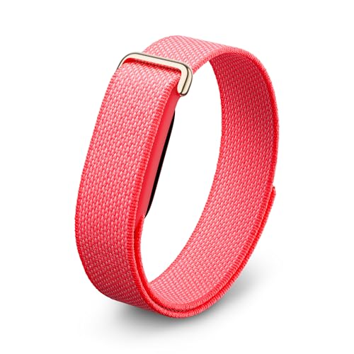 Google Fitbit Air – Aktivitätstracker ohne Display mit Fitness-Tracking, Herzfrequenzmessung und Schlafanalyse – personalisiertes KI-basiertes Coaching – bis zu 7 Tage Akkulaufzeit – Berry