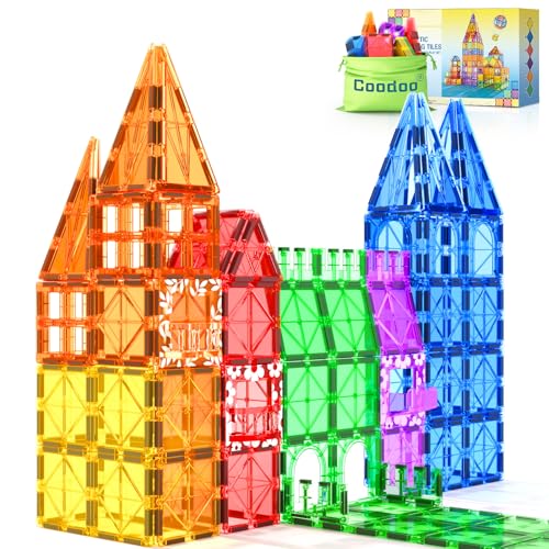 60magnetische Bausteine,Kinderspielzeug,STEM-Magnetblöcke,sensorisches Spielzeug, Kinderspiele, Magnet-Bauspielzeug für 3+ Jahre alte Jungen und Mädchen,Vorschul-, Kindergarten- und Kleinkindspielzeug