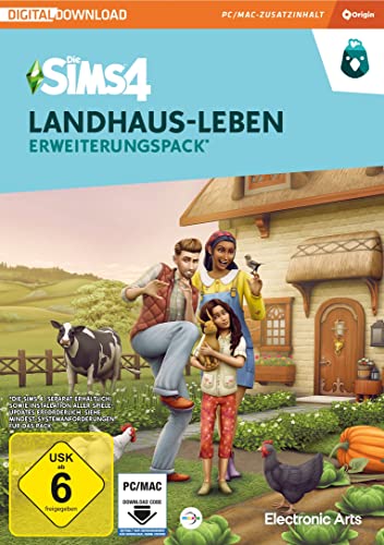 Die Sims 4 Landhaus-Leben (EP11)Erweiterungs-Pack PCWin-DLC |PC Download Origin Code |Deutsch