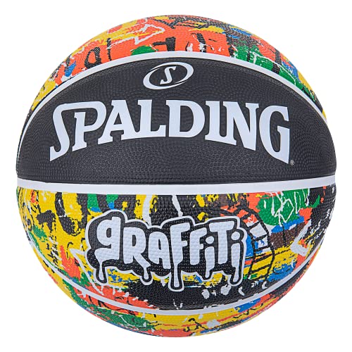 Spalding Basketball - Graffiti Series - Size 5 - Rainbow/Multicolor - Outdoor - Rubber