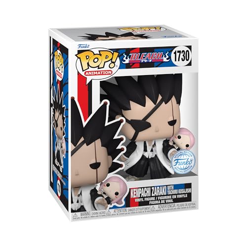 Funko POP! Animation: Bleach - Kenpachi mit Yachiru - Amazon-Exklusiv - Vinyl-Sammelfigur - Geschenkidee - Offizielle Handelswaren - Spielzeug Für Kinder und Erwachsene - Anime Fans