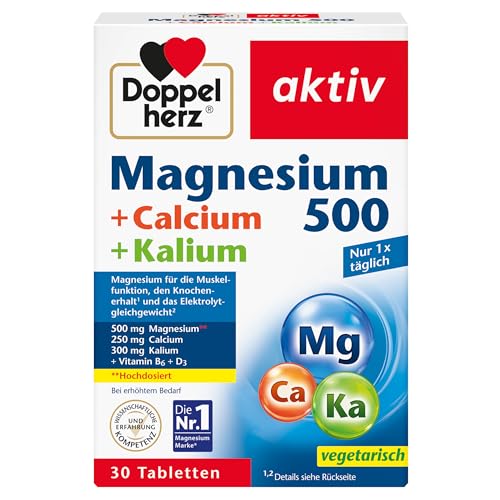 Doppelherz Magnesium 500 + Calcium + Kalium