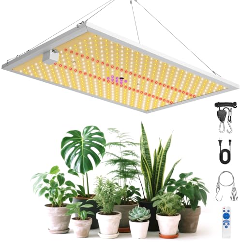JKOKPMG 100W Grow Lampe, 540 LEDs Dimmbares Pflanzenlampe LED Vollspektrum
