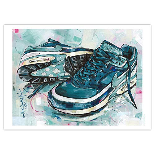 Nike Air Max Classic BW Marina Grey Jade Kunstdruck (50 x 70 cm) *ungerahmt