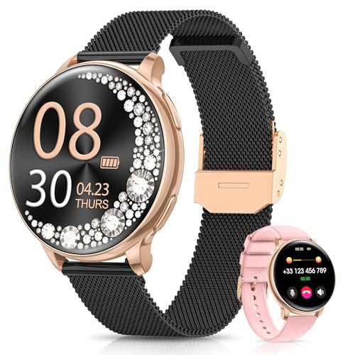 RUXINGX Smartwatch Damen, 1.27