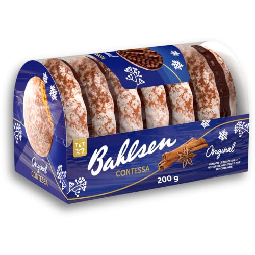 Bahlsen Contessa – 1er Pack – Runder Lebkuchen auf Schokolade (1 x 200 g)
