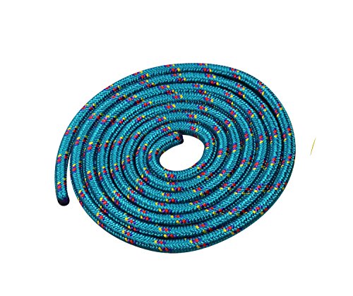 HAEST - Springseil für Kinder & Erwachsene, 3 Meter verstellbares Gymnastikseil für Seilspringen, Springseil ohne Griff, ideal für Schule & Freizeit, Grün