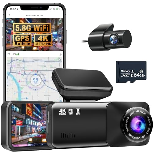Osmo Dashcam Pro 2.0 4K ist eine Dual-Kamera-4K-Dashcam mit einem ultraweiten Sichtfeld von 170° + 140° und kann über eine Smartphone-App gesteuert Werden.