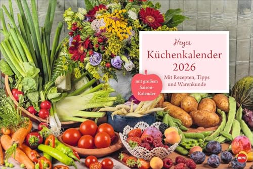 Küchenkalender Broschur XL 2026: Praktischer und dekorativer Kalender für die Küche: Tolle Fotos, ein monatliches Rezept und viel Platz für Termine in einem hochwertigen Broschürenkalender.