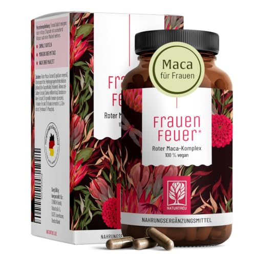 NATURTREU® Maca Extrakt Rot 10:1 hochdosiert - Maca Komplex mit Salbei