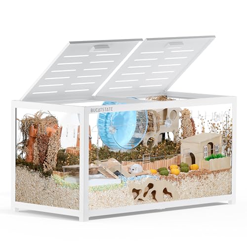 BUCATSTATE Hamsterkäfig 3,0 - Kleintierkäfig Groß 100L x 50W x 52H cm