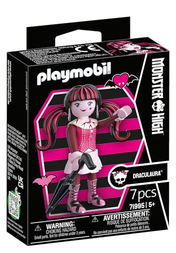 PLAYMOBIL | Monster High | Draculaura | Halloween-Spielset für spannende Monster-Abenteuer | Mit liebevollen Details & Zubehör Kinder ab 4 Jahren | 71995