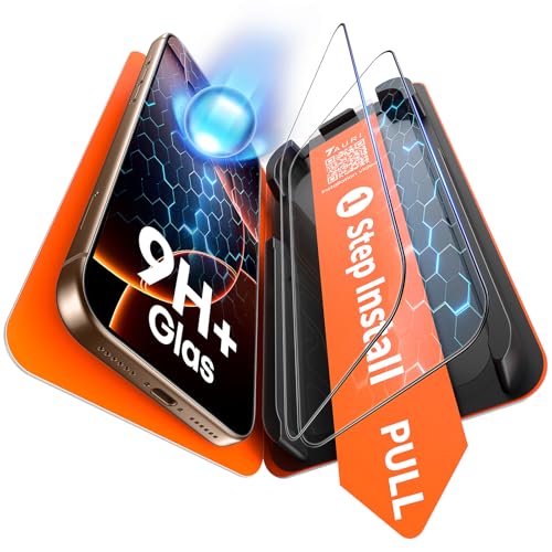 TAURI für iPhone 16 Pro Max Panzerglas 6,9 Zoll - 2 Stück