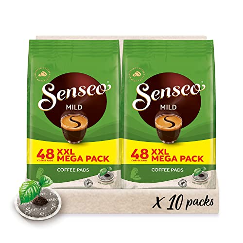 Senseo Pads Mild, Megapack XXL, 10 x 48 Getränke, 480 Kaffeepads