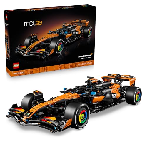 LEGO Technic McLaren MCL39 F1 Rennwagen - Modellbau für Erwachsene - Sammler Set mit V6-Motor, Differential & DRS-Aktivierung - Geschenkidee für Racing- & Motorsport Fans - 42228