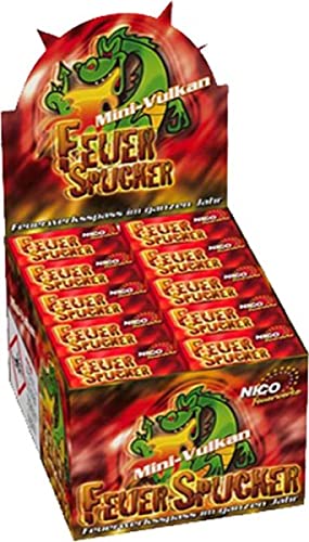 Ganzjahresfeuerwerk - Feuerspucker - 4 Stück/Schachtel