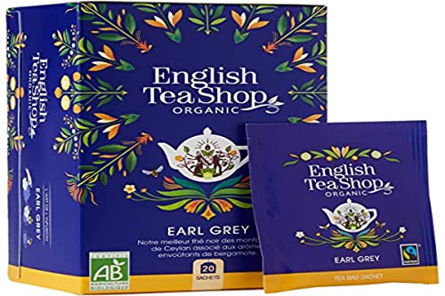 English Tea Shop Bio & Fairtrade Earl Grey - 20 Teebeutel aus Papier, 45 g