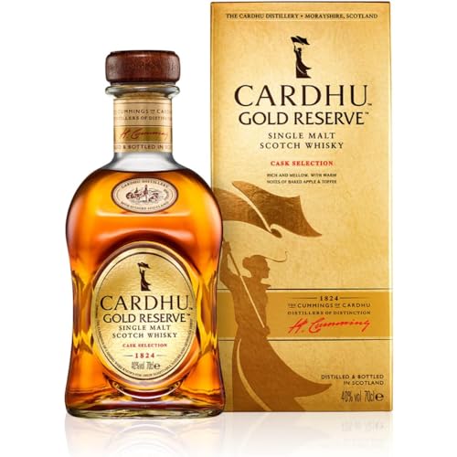 Cardhu Gold Reserve Single Malt Scotch Whisky, 40 % vol, 70 cl, Scotch Whisky, Noten von Bratapfel und Toffee, Von einer der ältesten Speyside-Whiskybrennereien