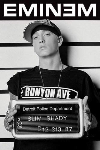 empireposter - Eminem - Mugshot - Größe (cm), ca. 61x91,5 - Poster, NEU -